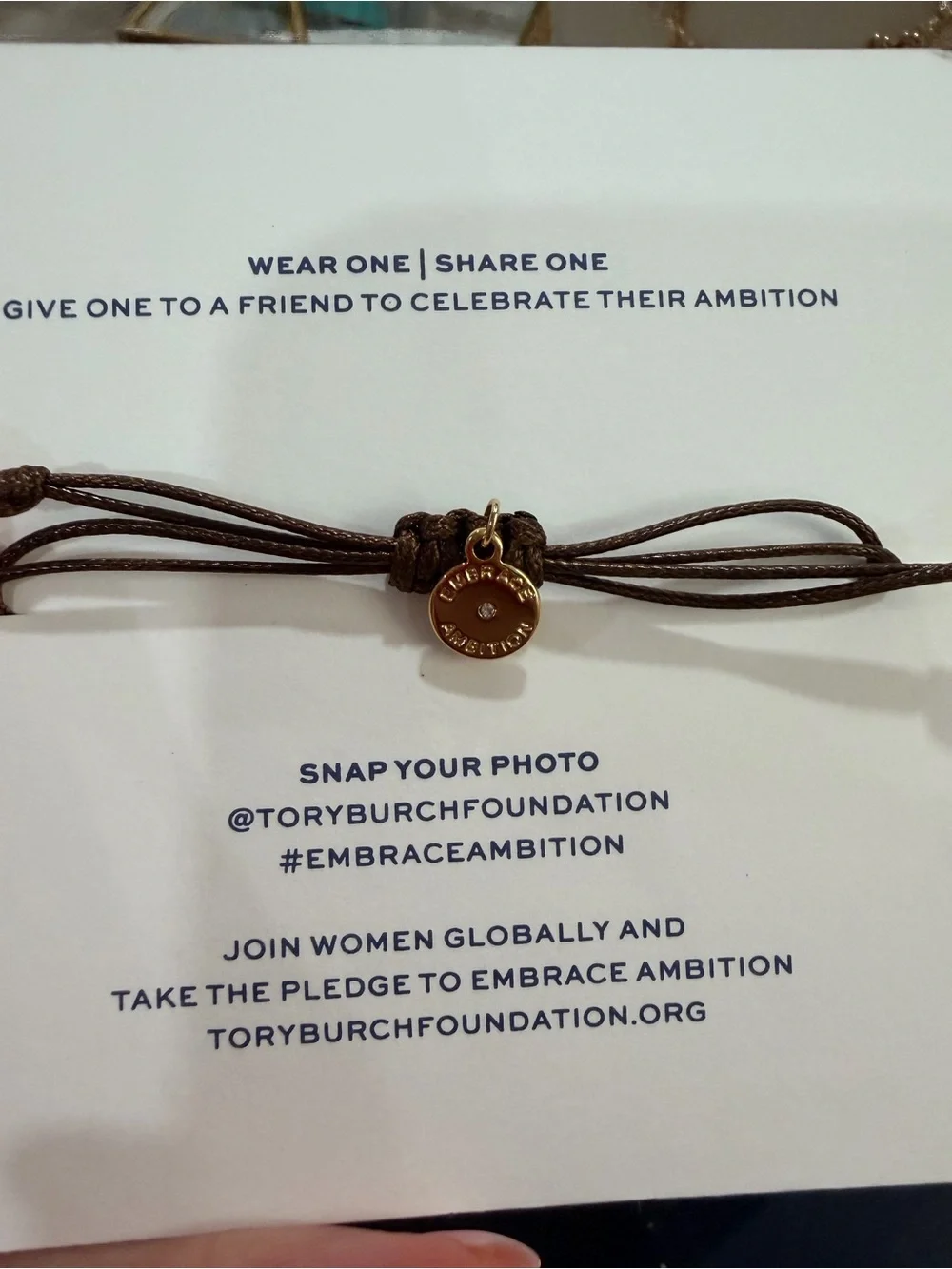 New ✨ Tory Burch EMBRACE AMBITION LOGO BRACELET | Brown and Gold
